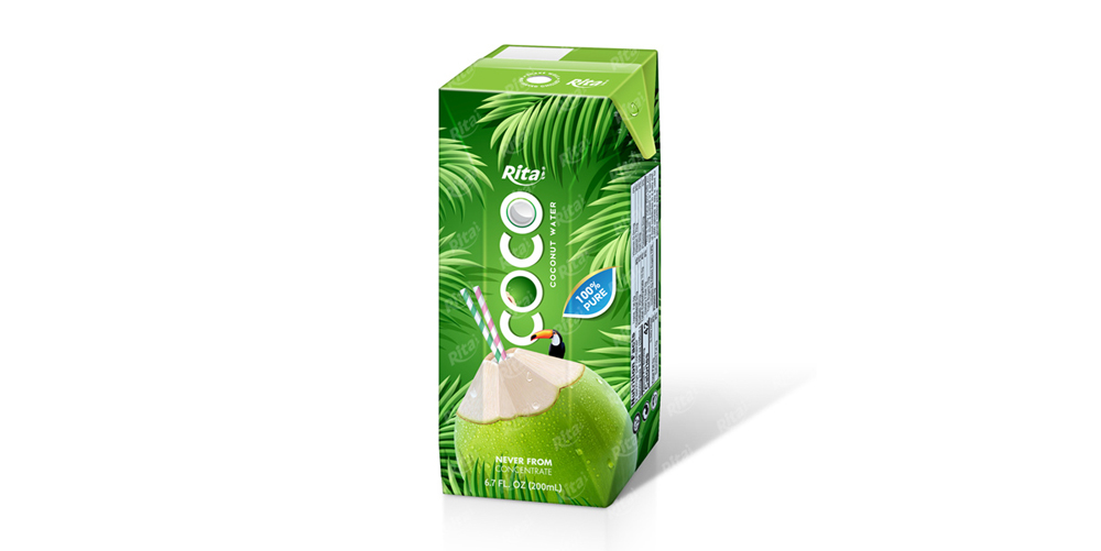 Rita Beverage development Coco water 200ml Paper Box