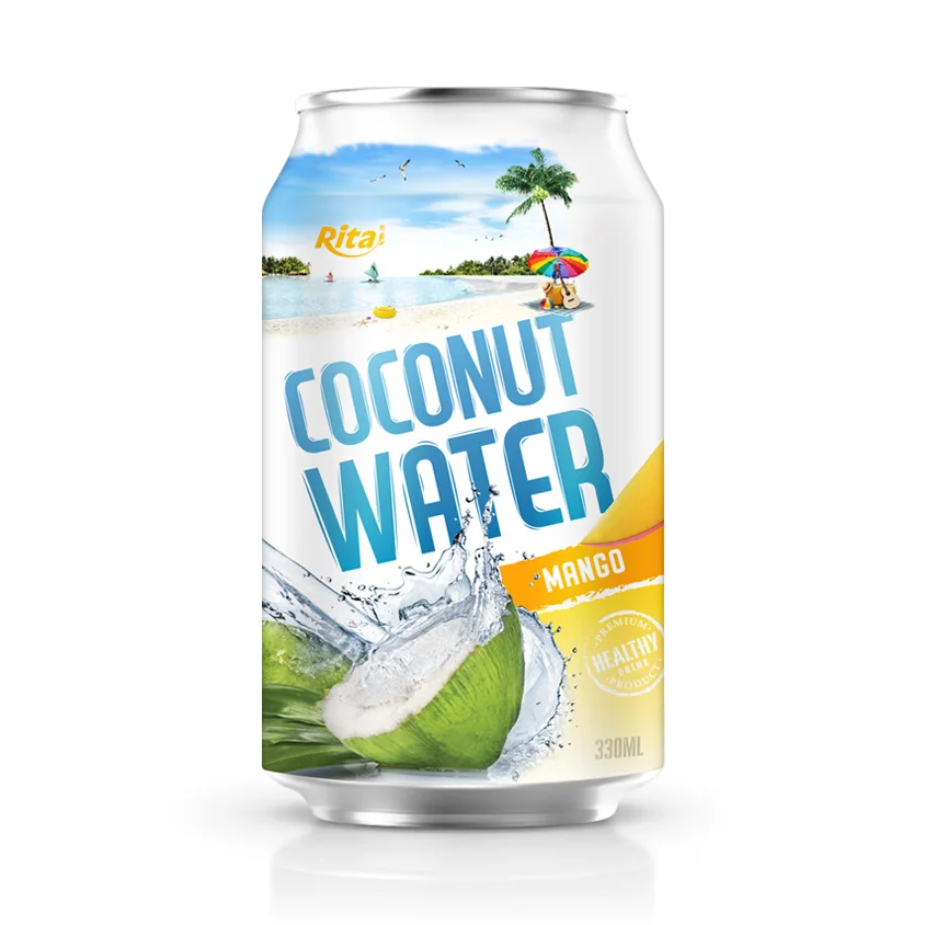 Rita Coconut Water With Mango Flavor 330ml Can Rita Coconut Water With Mango Flavor 330ml Can