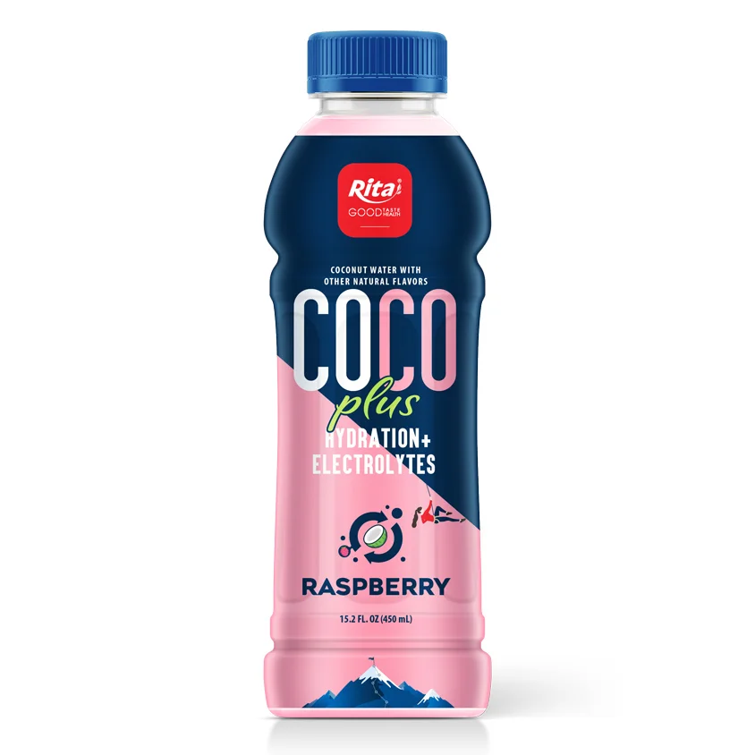 15.2 fl oz Pet Bottle Raspeberry Coconut water plus Hydration electrolytes 15.2 fl oz Pet Bottle Raspeberry Coconut water plus Hydration electrolytes