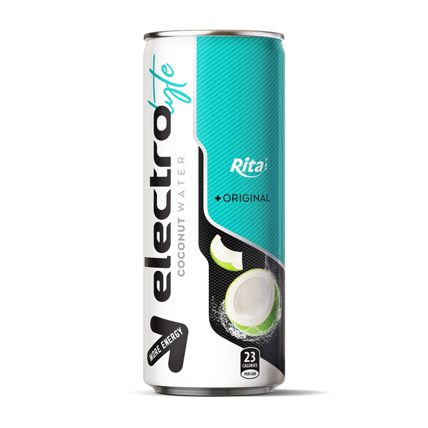 Rita Electrolyte Coconut Water Original Flavor 250ml Can