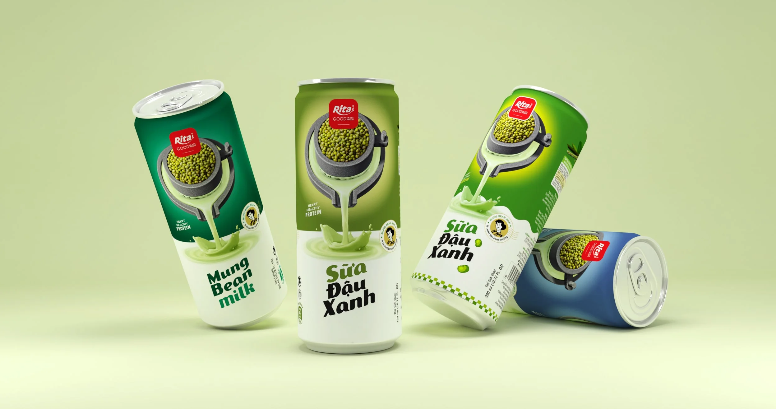 Mung bean milk 320ml can min