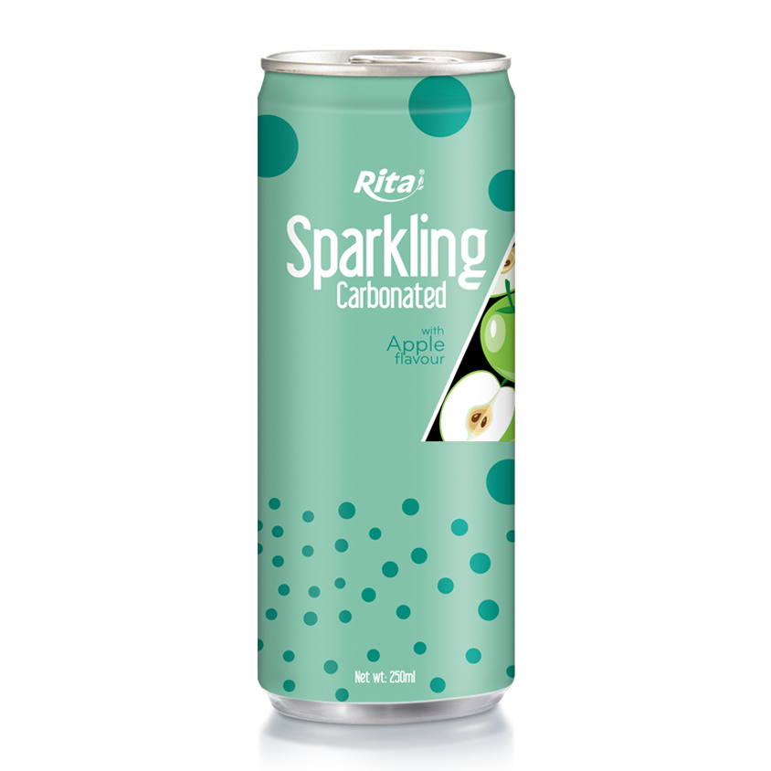 Sparkling Carbonated 250ml can apple