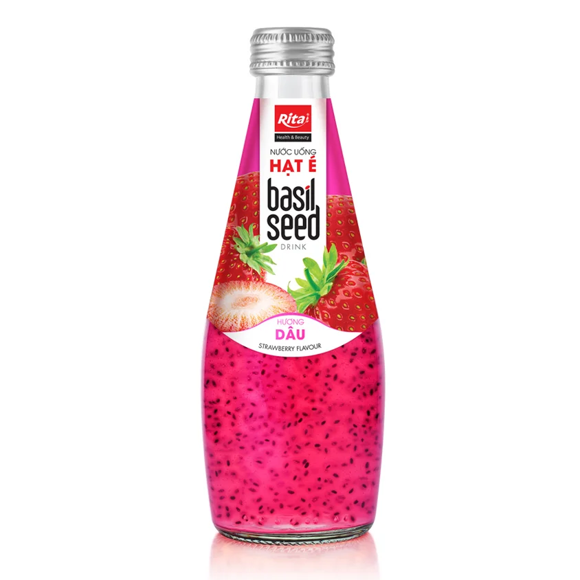 Basil seed 290ml strawberry