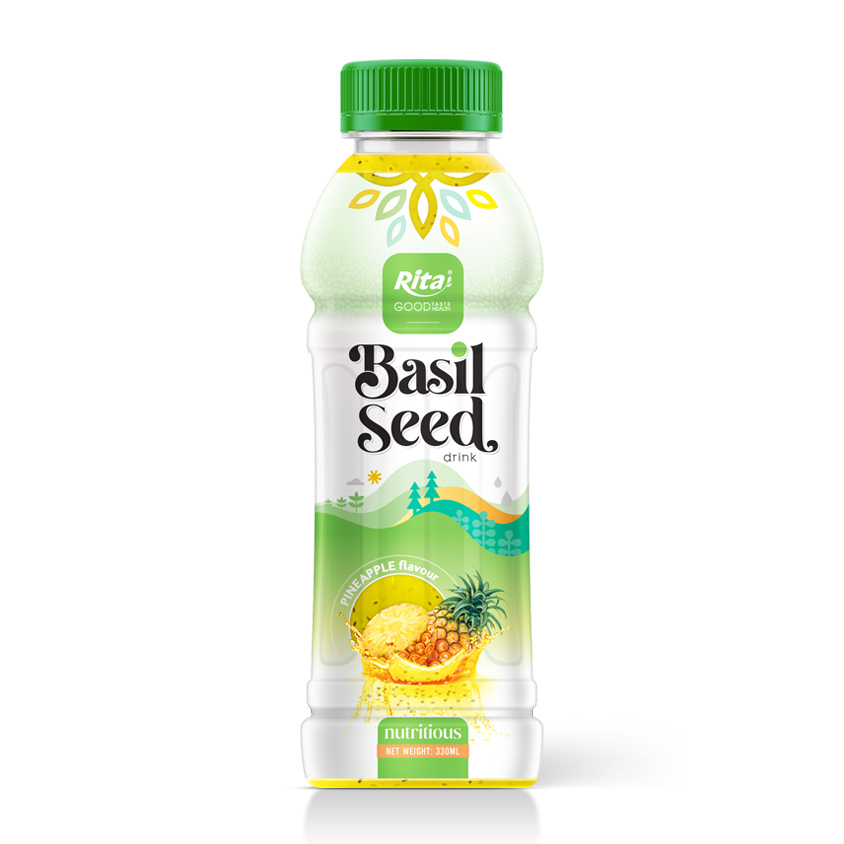 Basil seed 330ml Pet Bottle Pineapple Juice