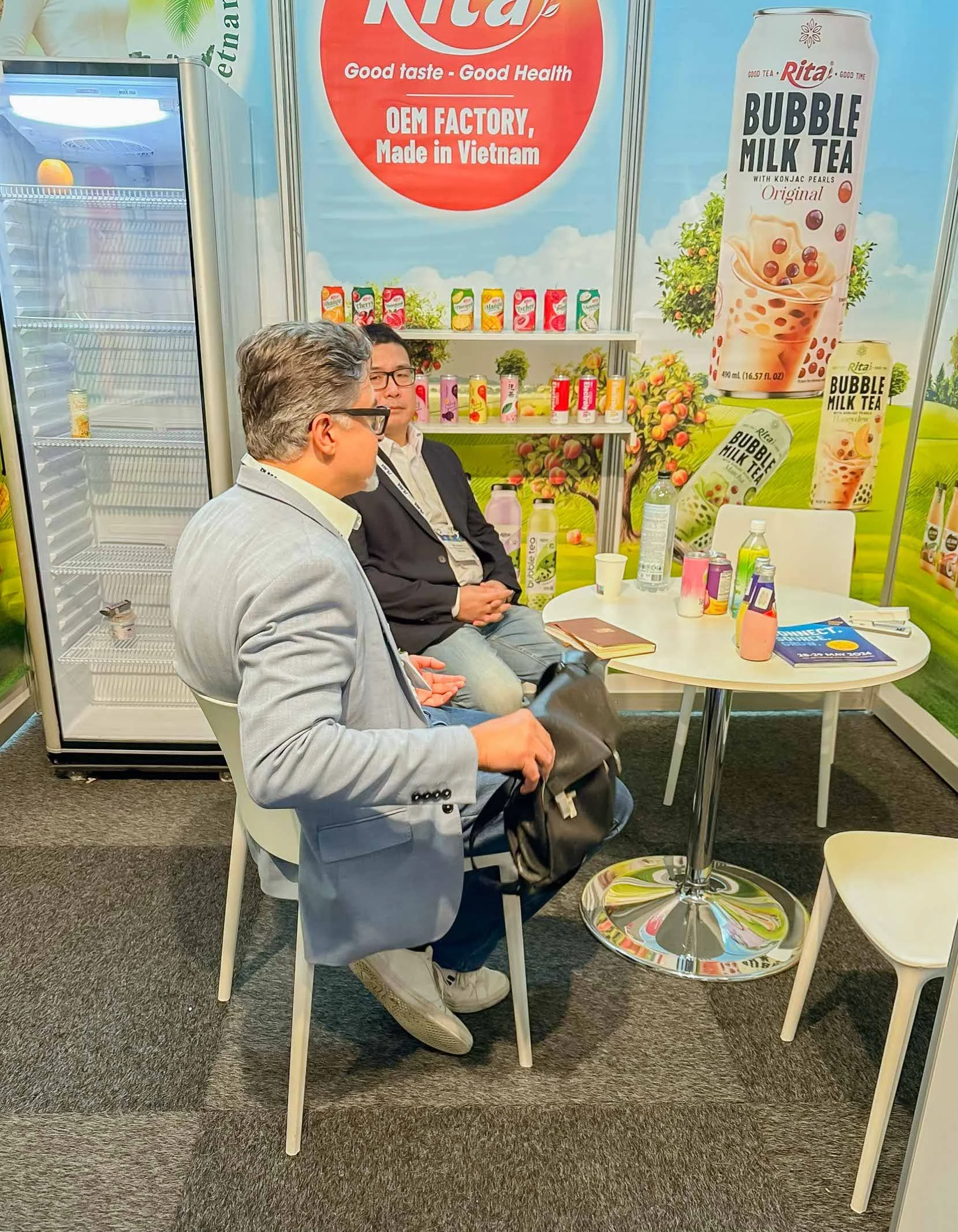 Customers visit Rita booth at PLMA 2024 Customers visit Rita booth at PLMA 2024