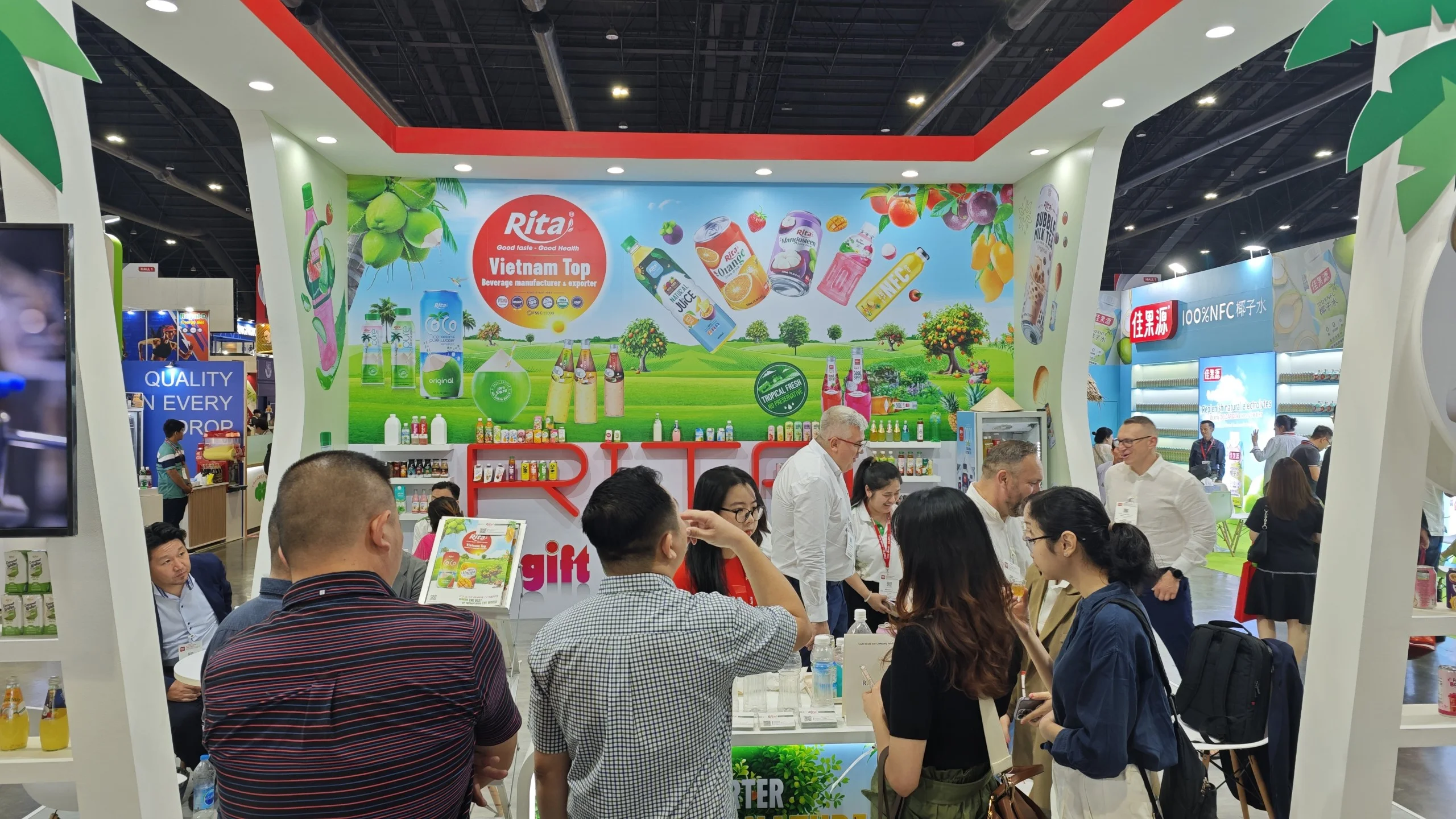Customers visit Rita booth at Thaifex 2024 Customers visit Rita booth at Thaifex 2024