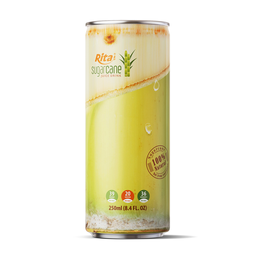 100 natural Sugarcane juice drink 8.4 fl oz cans