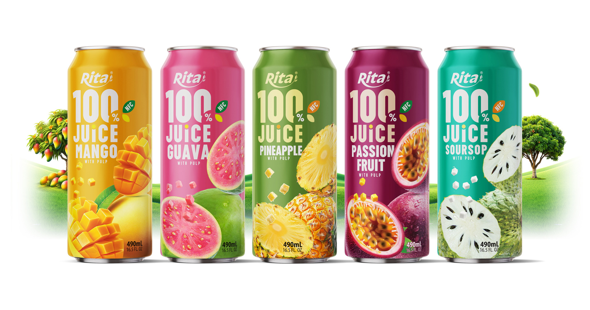 Design 100 JUICE with Pulp 500ml can 01