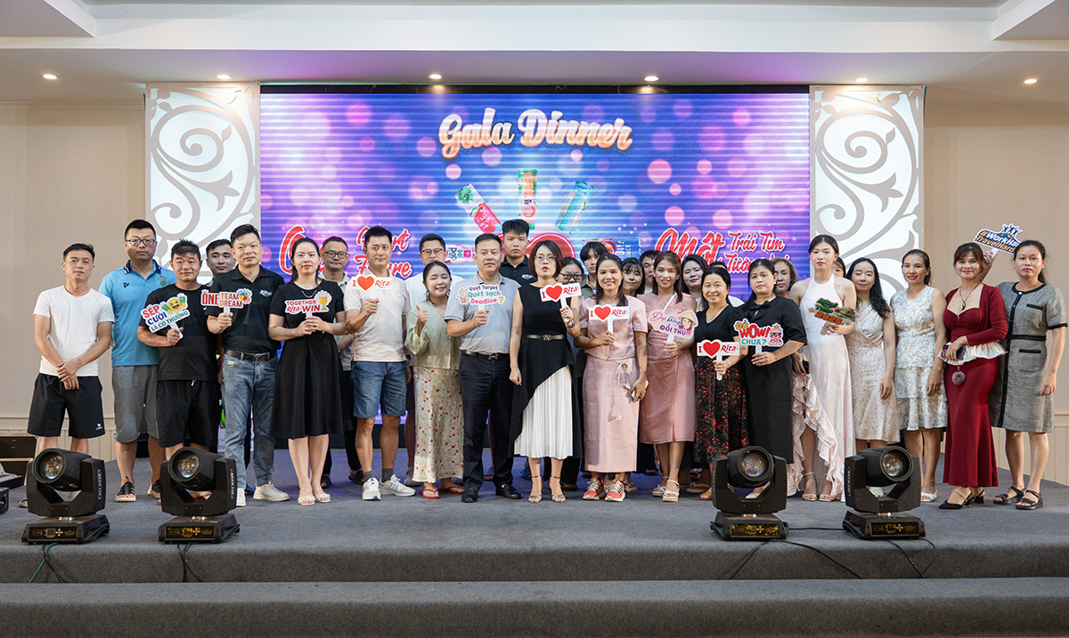 Gala dinner Rita Team Building 2025 Inspires Unity and Joy in Ninh Chu Vinh Hy