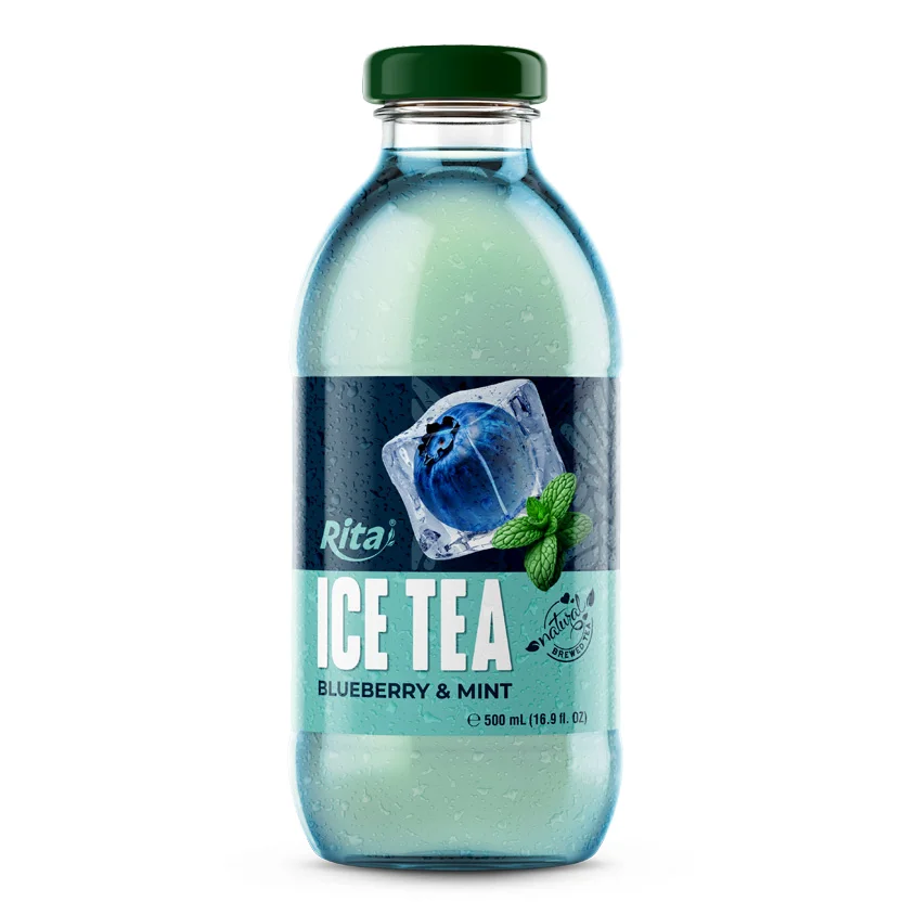 Rita Blueberry Mint Ice Tea 500ml Glass Bottle