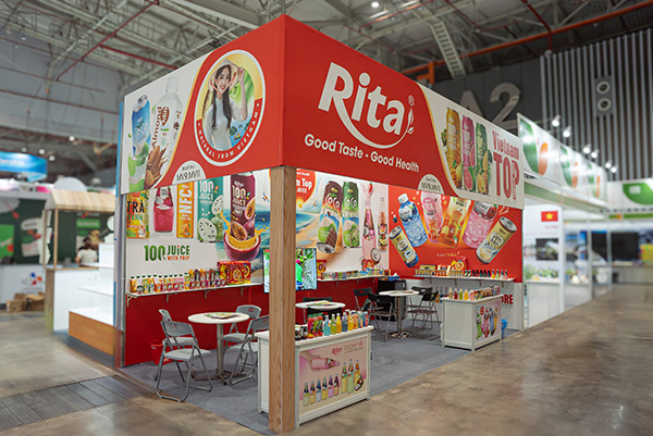We are ready to welcome customers visite Rita booth