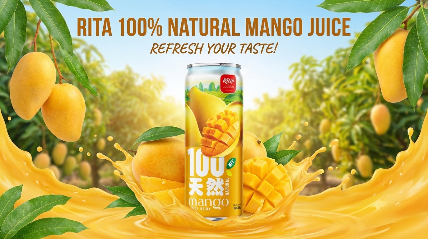 Poster 100 Mango Juice 1