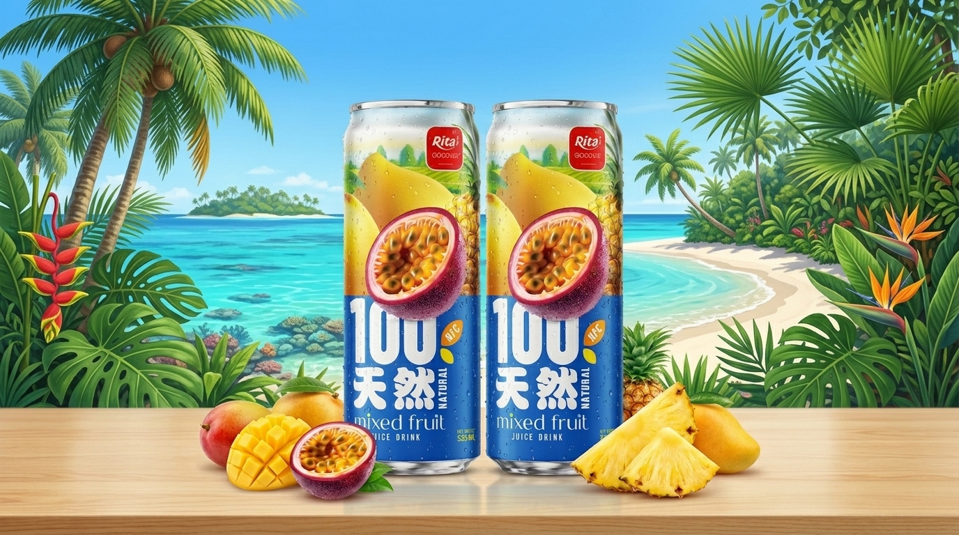 Poster 100 Mixed Fruit Juice