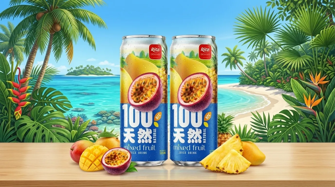 Poster 100 Mixed Fruit Juice