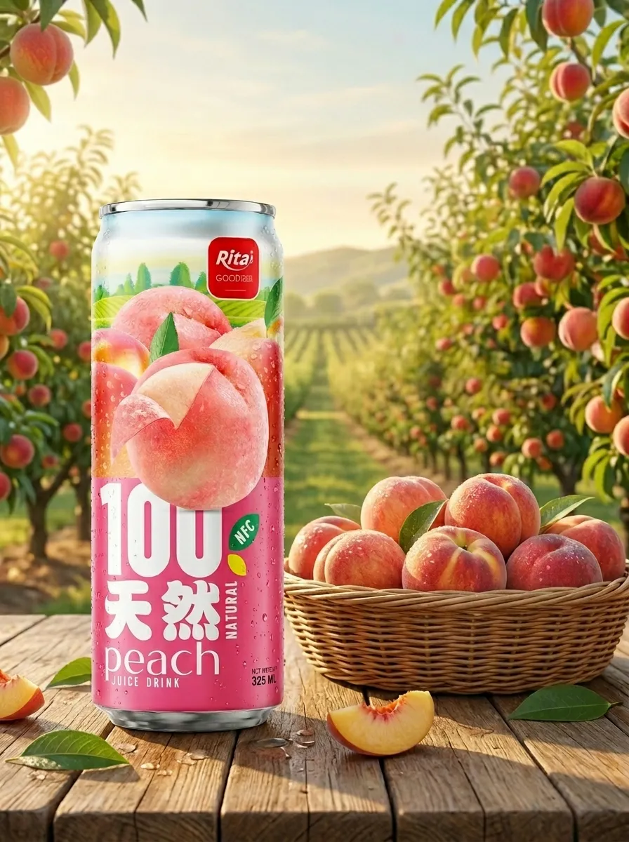 Poster 100 Peach Juice
