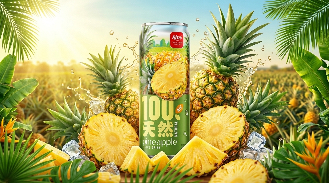 Poster 100 Pineapple Juice