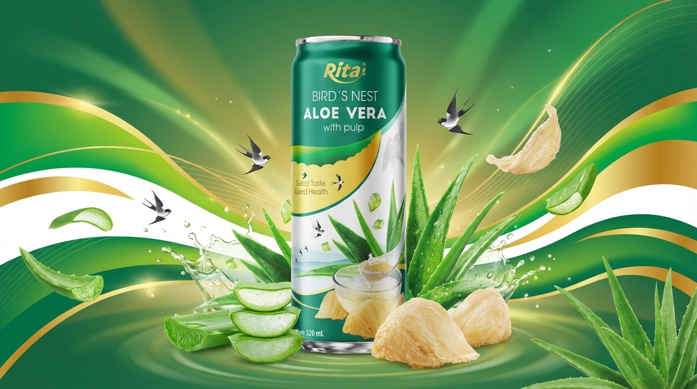 11.18 Fl Oz Birds Nest Aloe Vera with Pulp 1