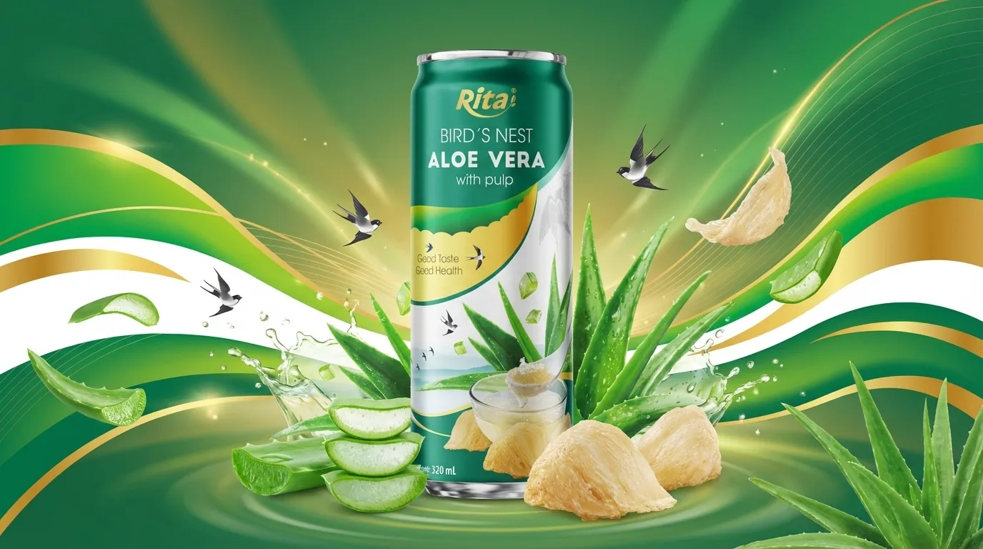 11.18 Fl Oz Birds Nest Aloe Vera with Pulp 1