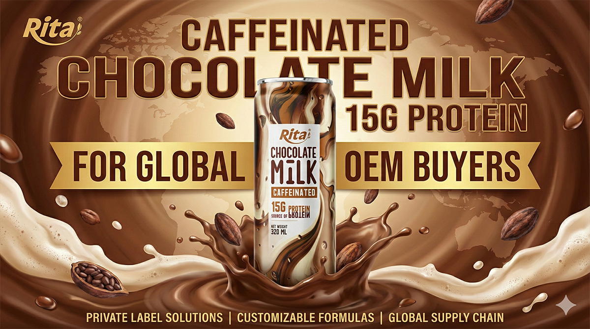 Caffeinated Chocolate Milk 15G Protein for Global OEM Buyers
