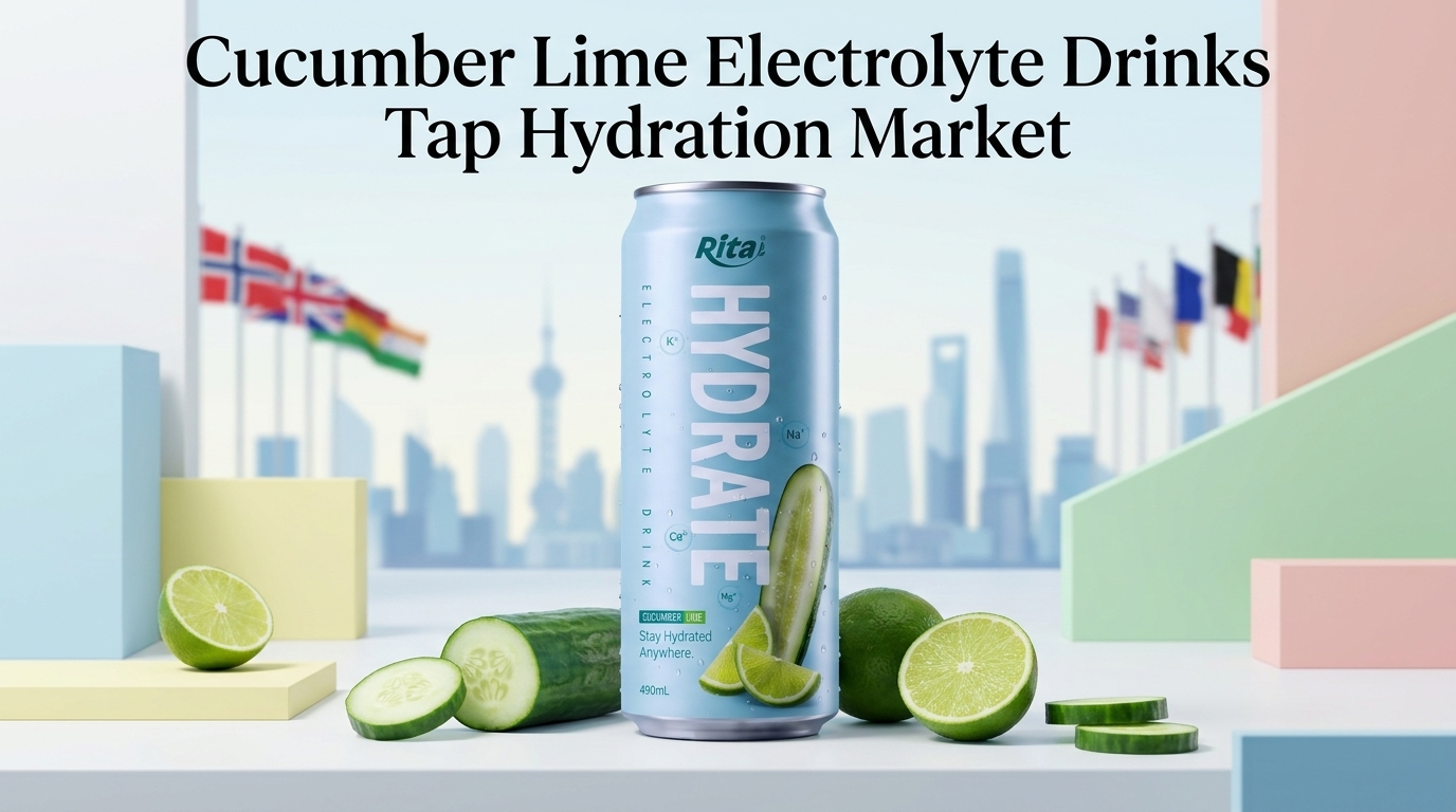Cucumber Lime Electrolyte Drinks Tap Booming Global Hydration Market