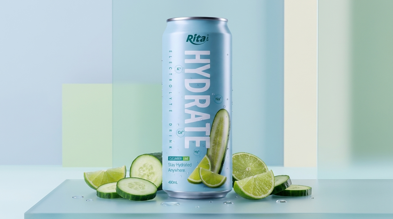 Cucumber Lime Electrolyte Drinks Tap Booming Global Hydration Market - Image 1
