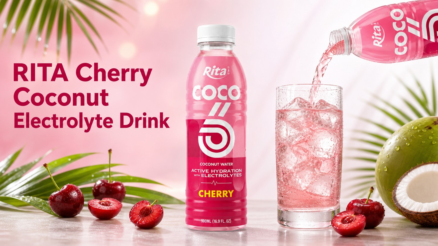 RITA Launches Cherry-Flavored Coconut Water Electrolyte Drink for Global Hydration