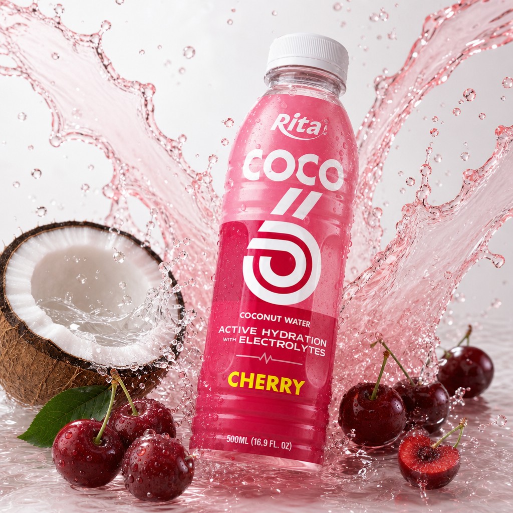 RITA Launches Cherry-Flavored Coconut Water Electrolyte Drink for Global Hydration - Image 1