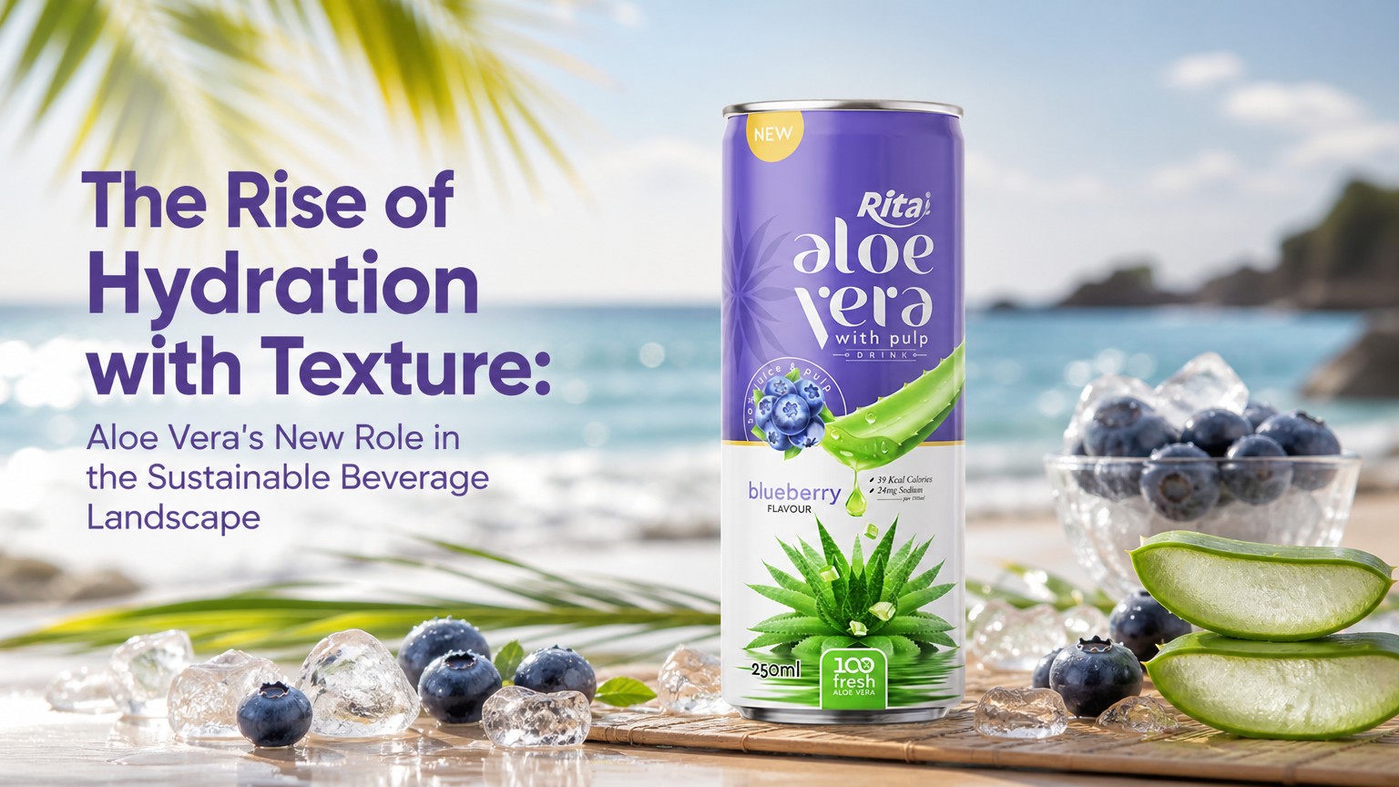 The Rise of Hydration with Texture: Aloe Vera's New Role in the Sustainable Beverage Landscape