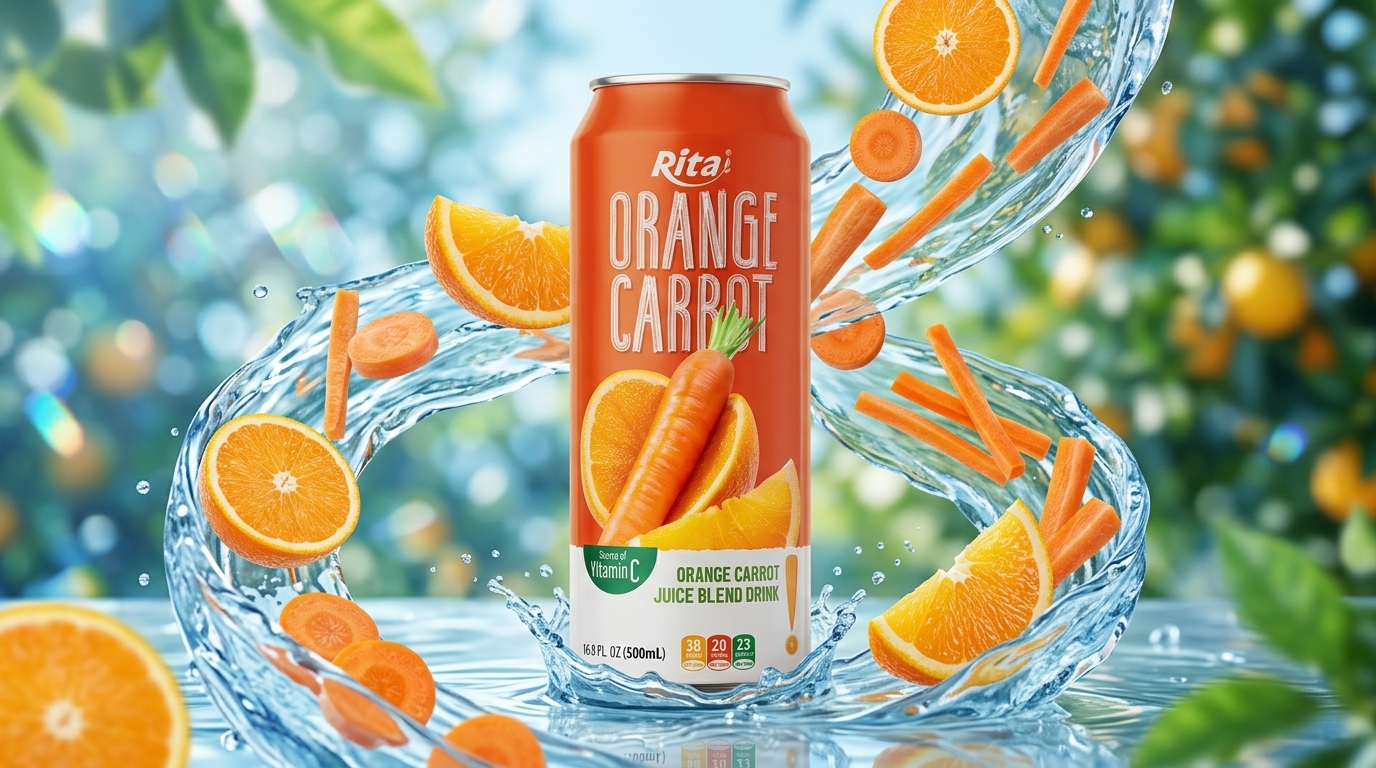 Orange Carrot Juice 500ml 4