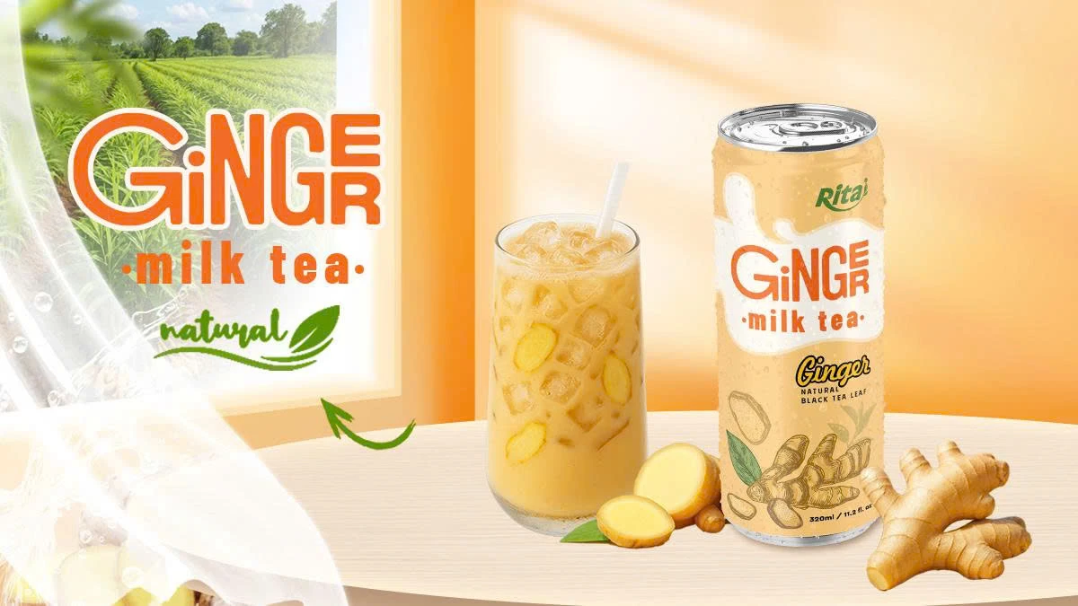 Rita Ginger Milk Tea 320ml 2