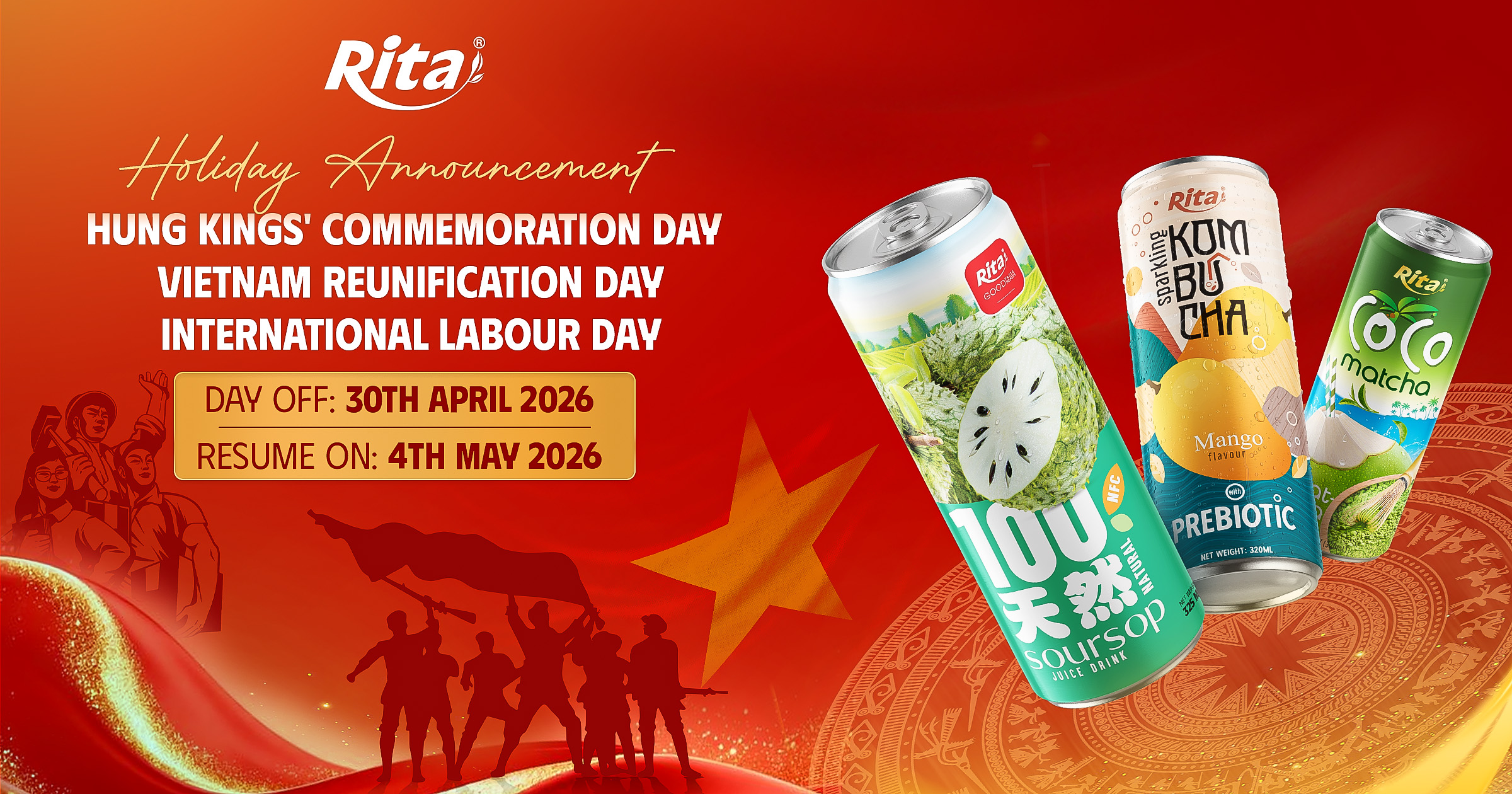 Rita Holiday Schedule EN