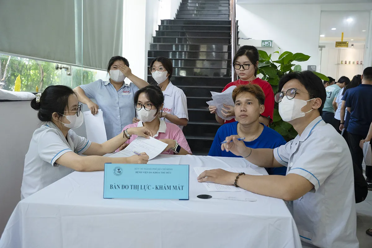 Rita Organizes Employee Health Check Program 1