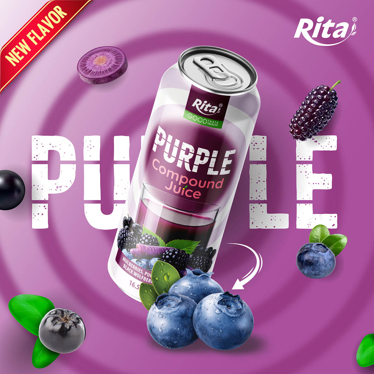 Rita Purple Compound Juice 490ml 2