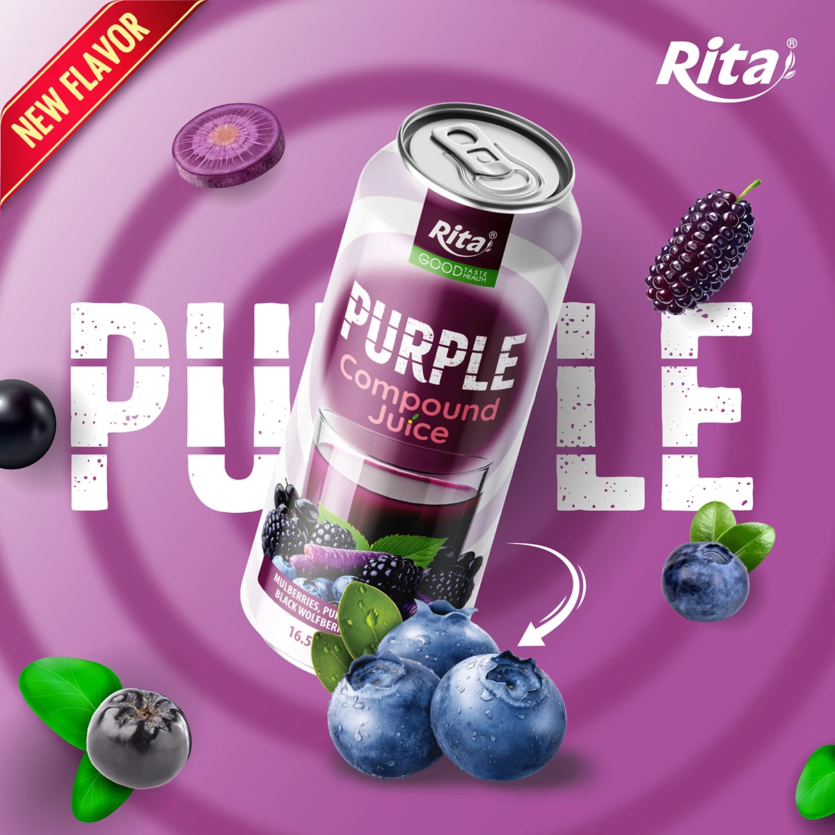 Rita Purple Compound Juice 490ml 2