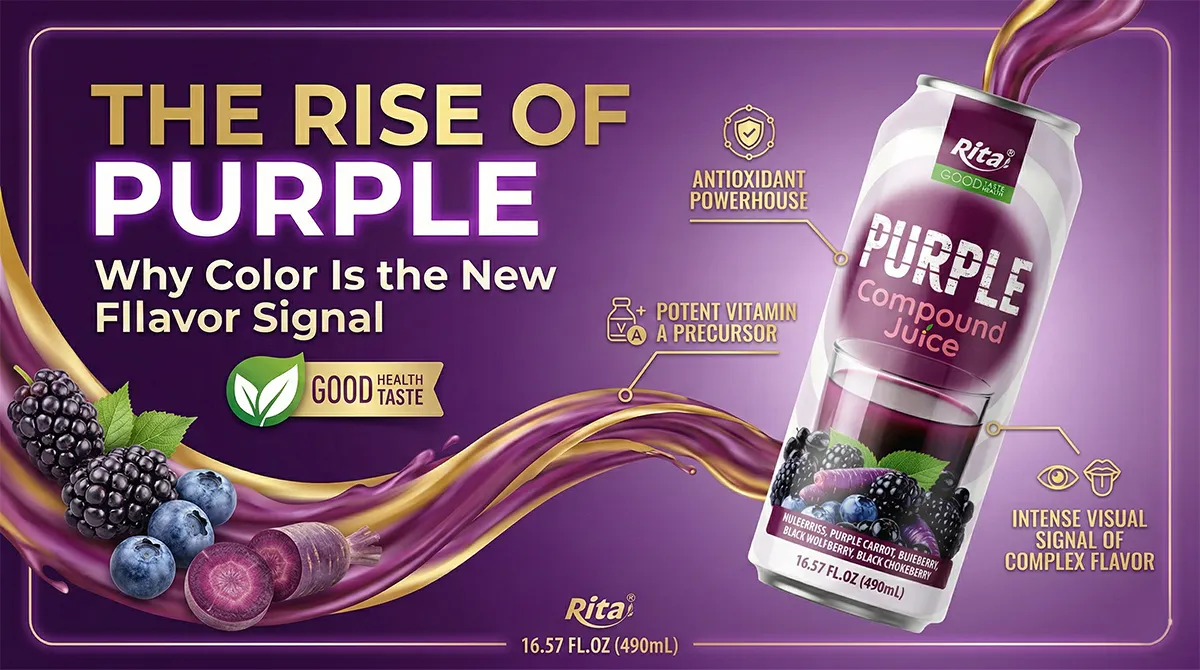 The Rise of Purple Why Color Is the New Flavor Signal