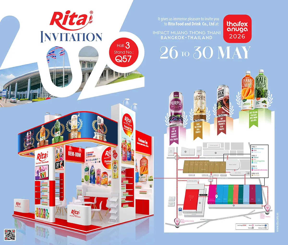 invitation Thaifex 2026