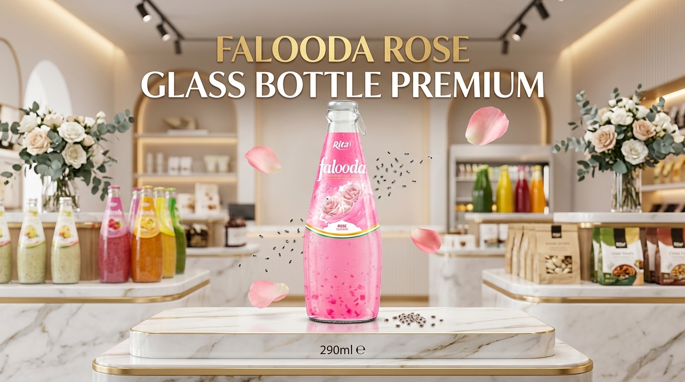 FALOODA ROSE GLASS BOTTLE PREMIUM