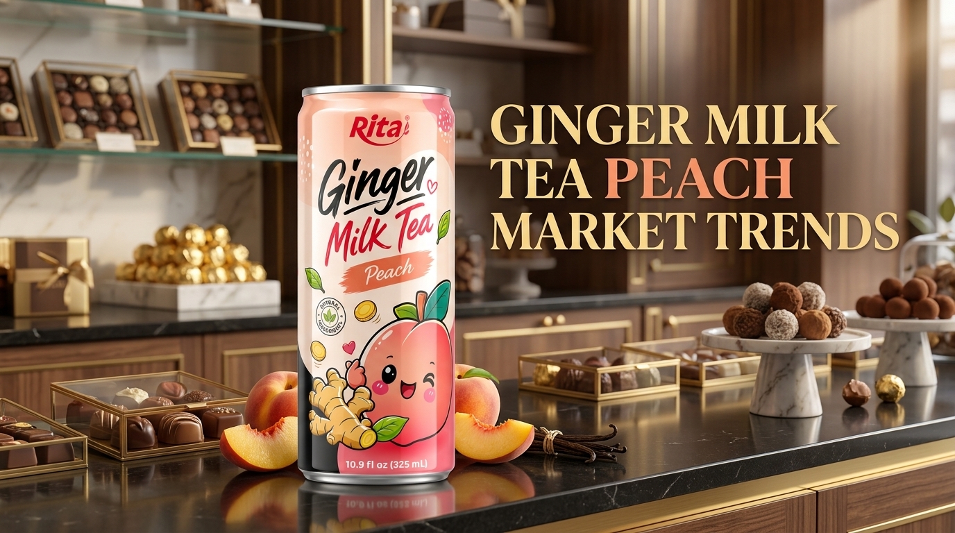 Ready to Drink Ginger Milk Tea With Peach Flavor Market Trends and Opportunities for US and European Importers