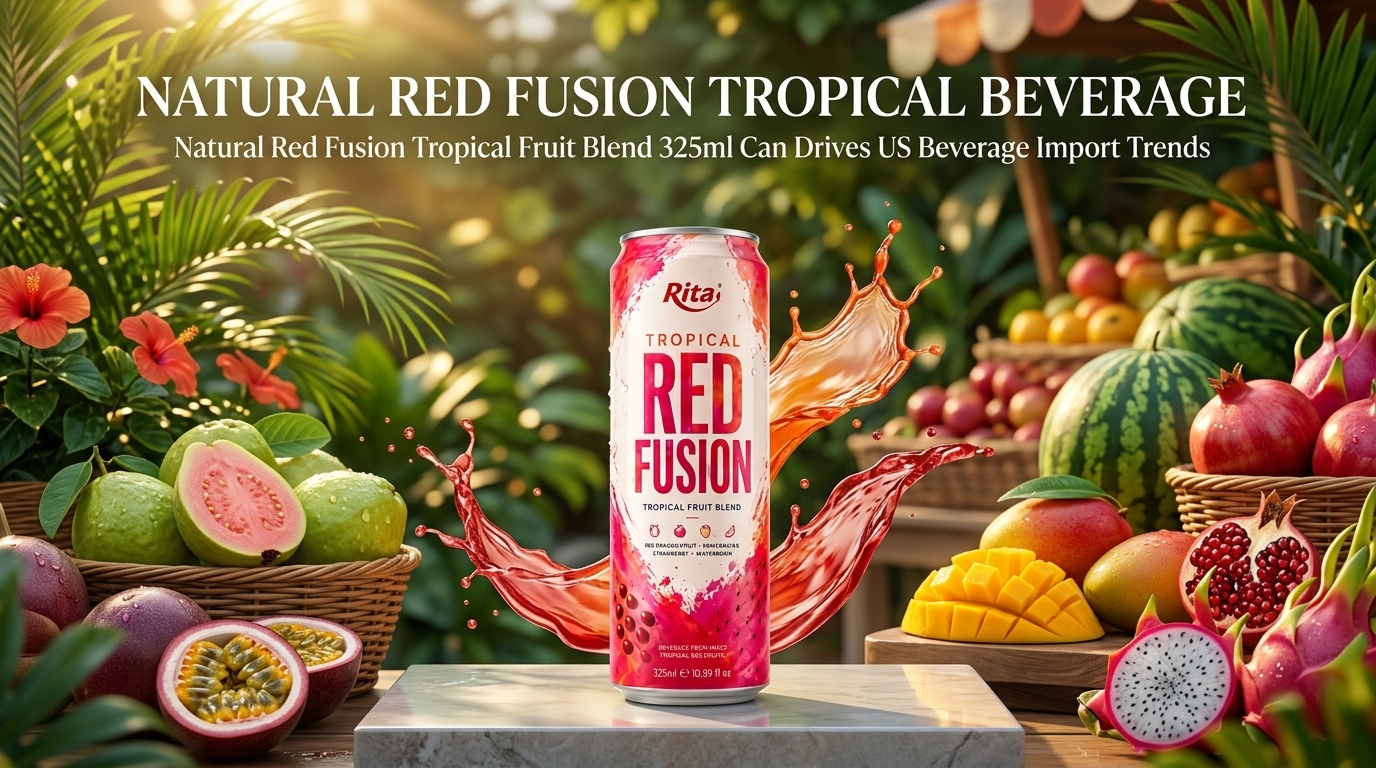 NATURAL RED FUSION TROPICAL BEVERAGE