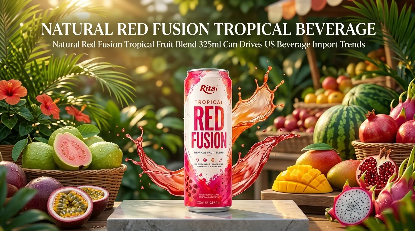 NATURAL RED FUSION TROPICAL BEVERAGE