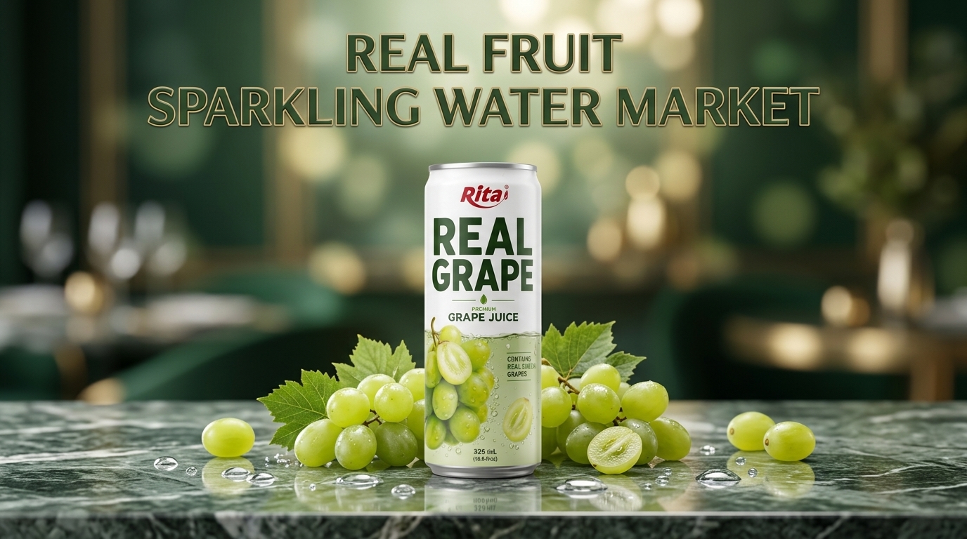 REAL FRUIT SPARKLING WATER MARKET