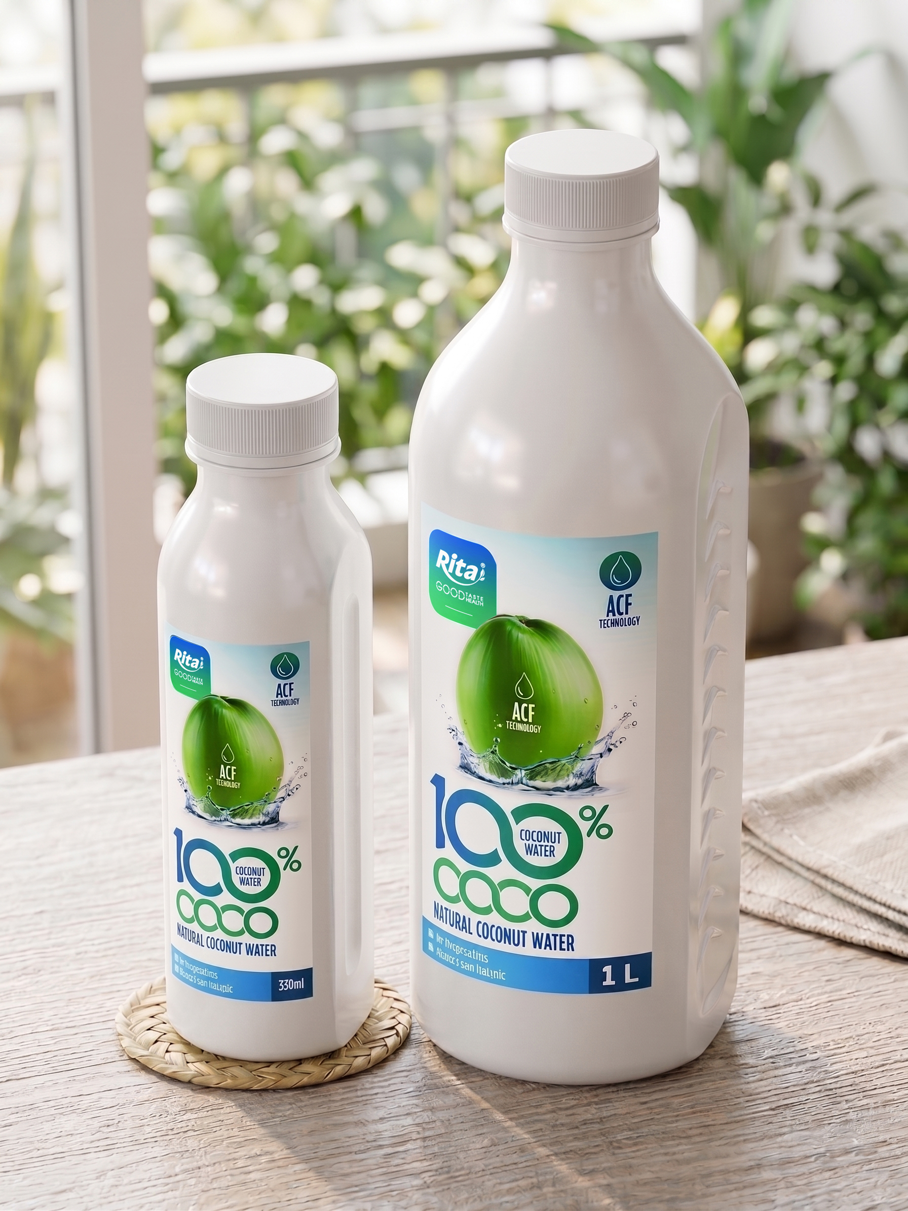 100% Natural Coconut Water 1L (33.8 fl oz) PET Poster 3