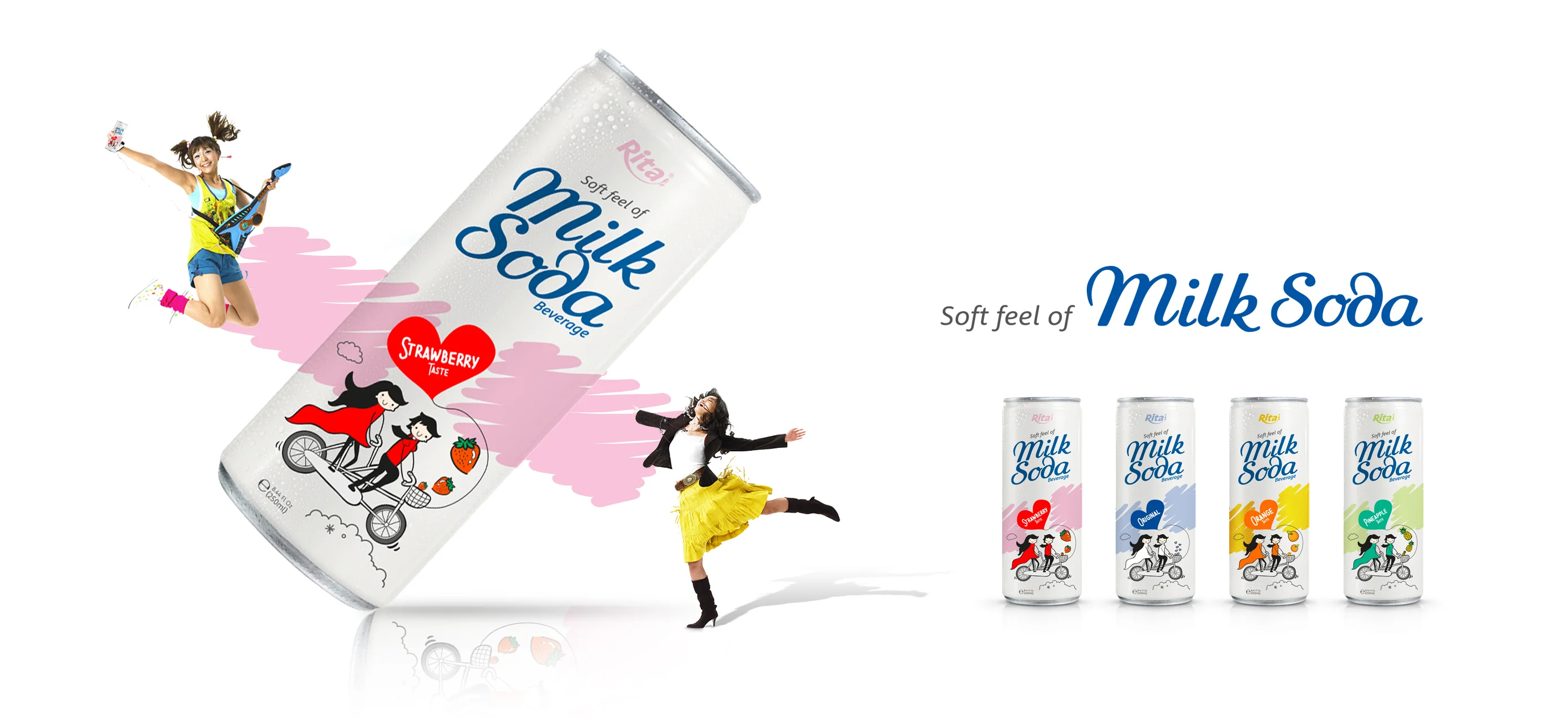 Poster Milk Soda from Rita beverage 