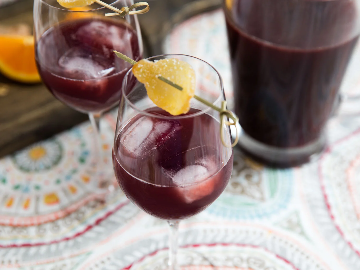ginger cardamom sangria 2 from RITA fruit juice companies 