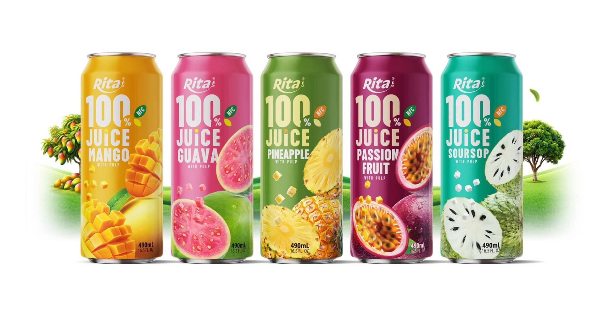 Banner Rita fresh electro coconut water