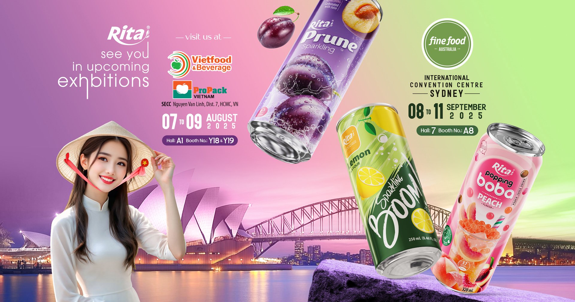 Banner Rita fresh electro coconut water