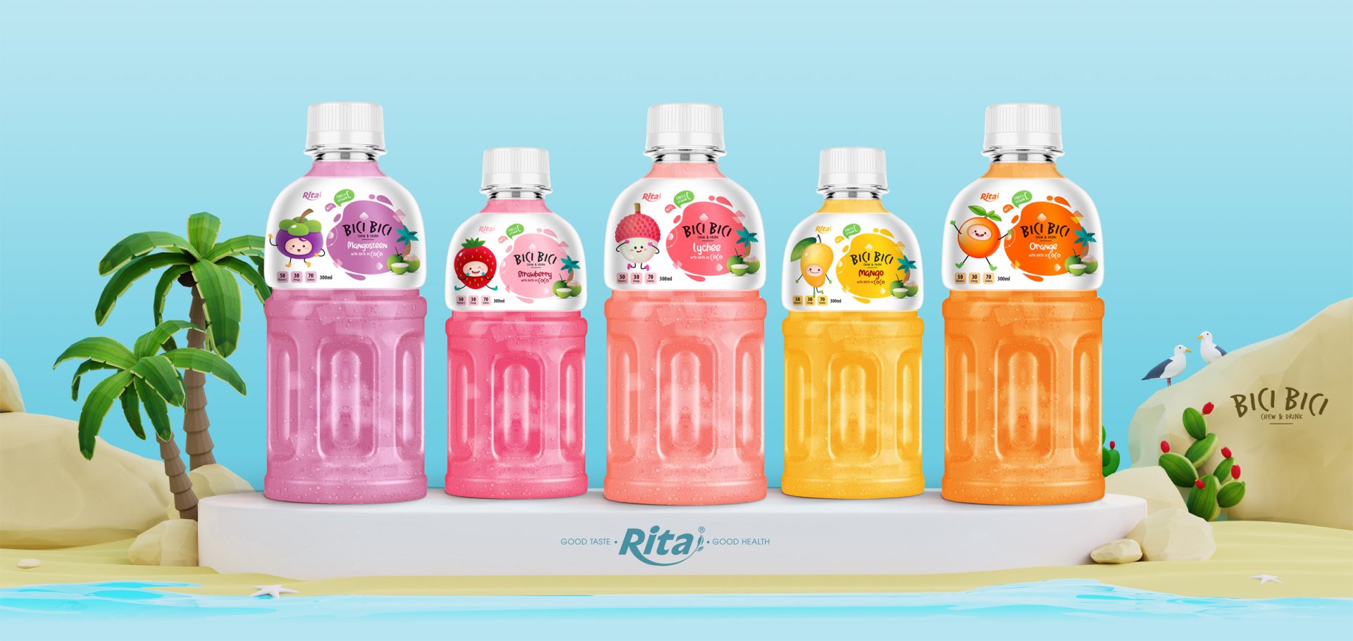 Banner Rita fresh electro coconut water