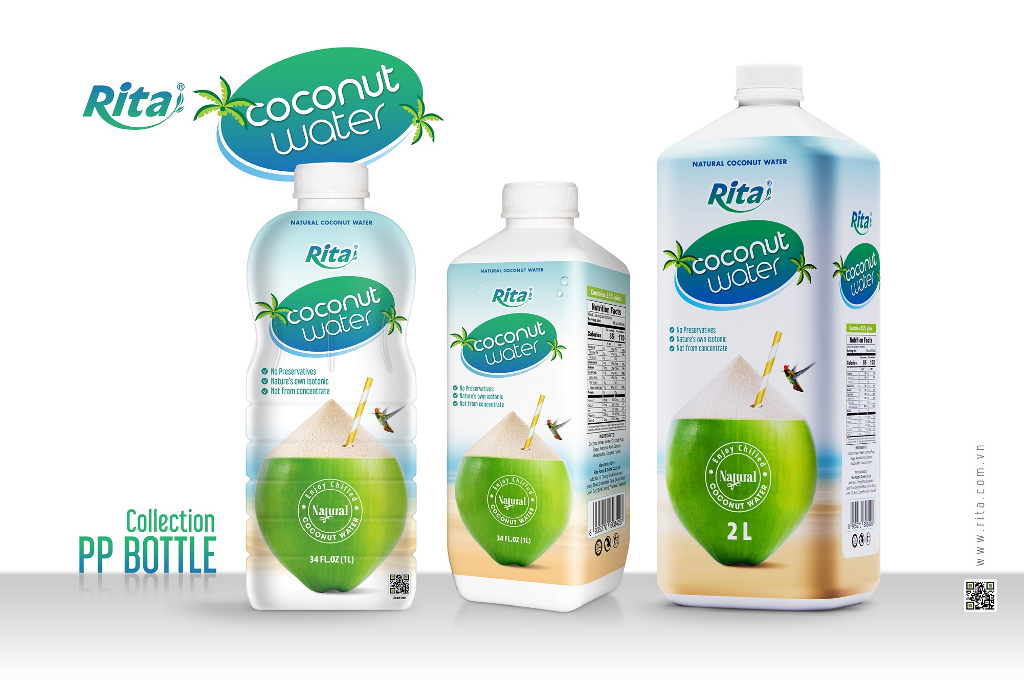 Rita Coconut water PP Bottle Rita Coconut water PP Bottle