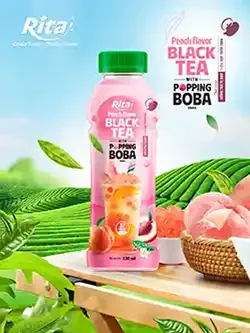 popping boba tea