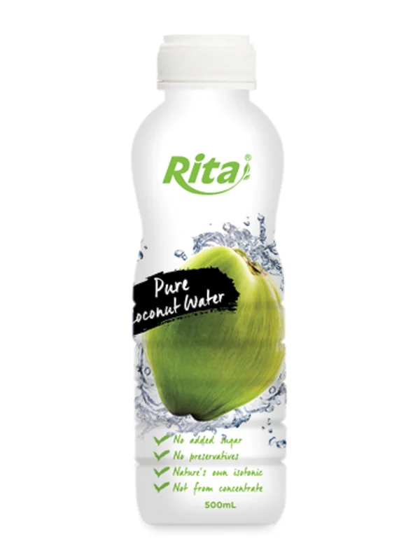 500ml PP bottle Pure Coconut Water RITA Beverage